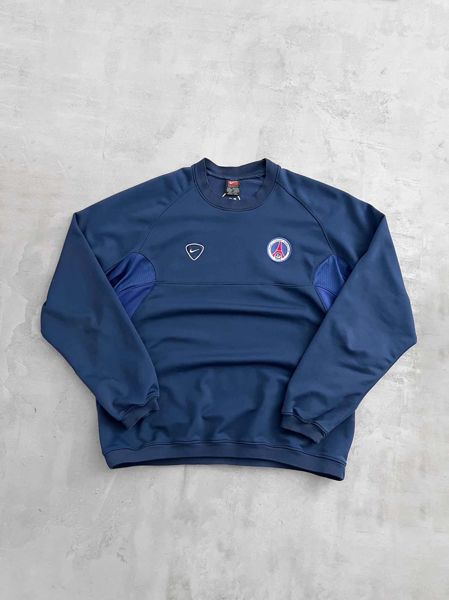 NAVY PSG NIKE SWEATER - 2000S - L