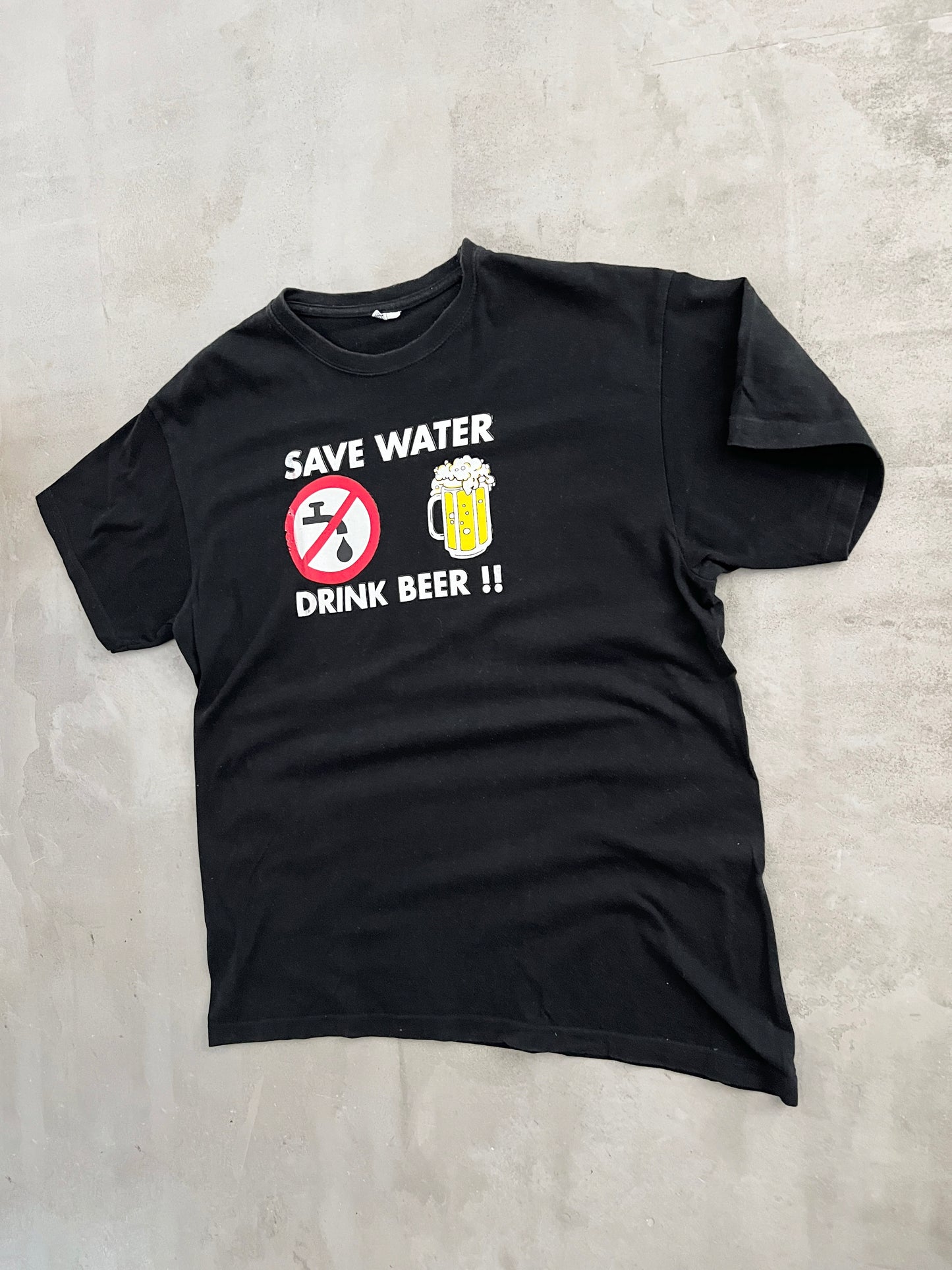 BLACK BEER TEE - 2000S - M