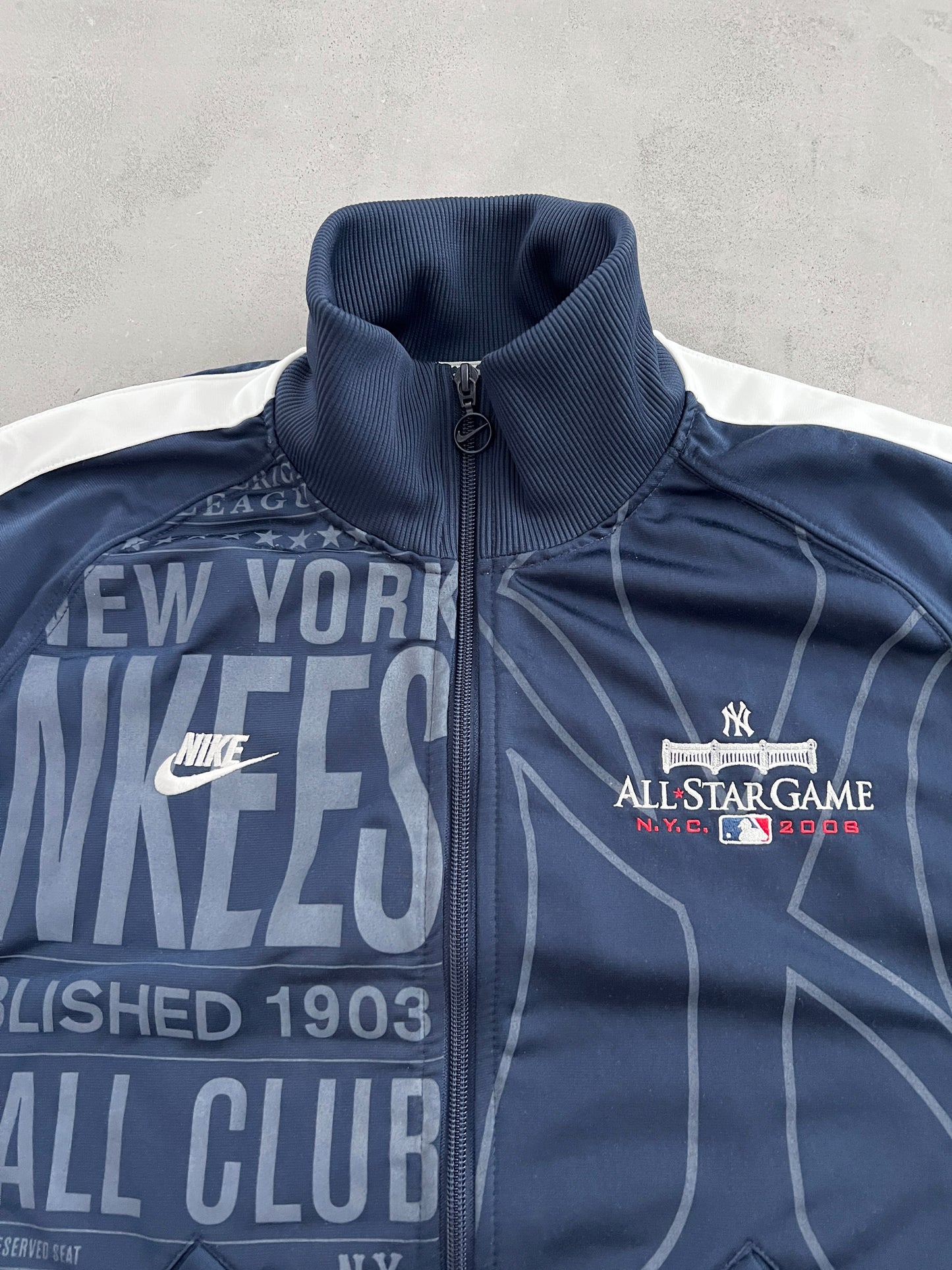 NAVY YANKEES NIKE JACKET - 2000S - S