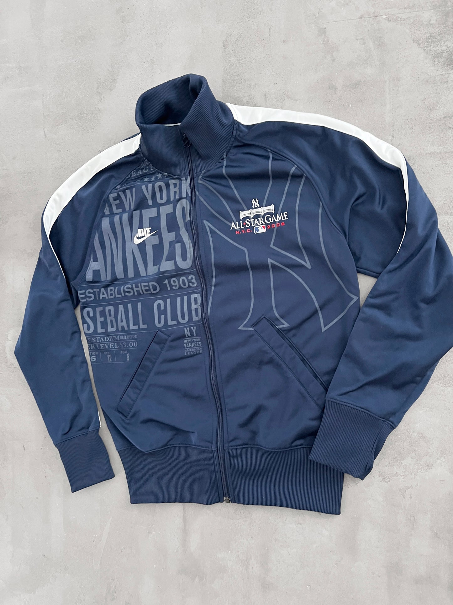 NAVY YANKEES NIKE JACKET - 2000S - S