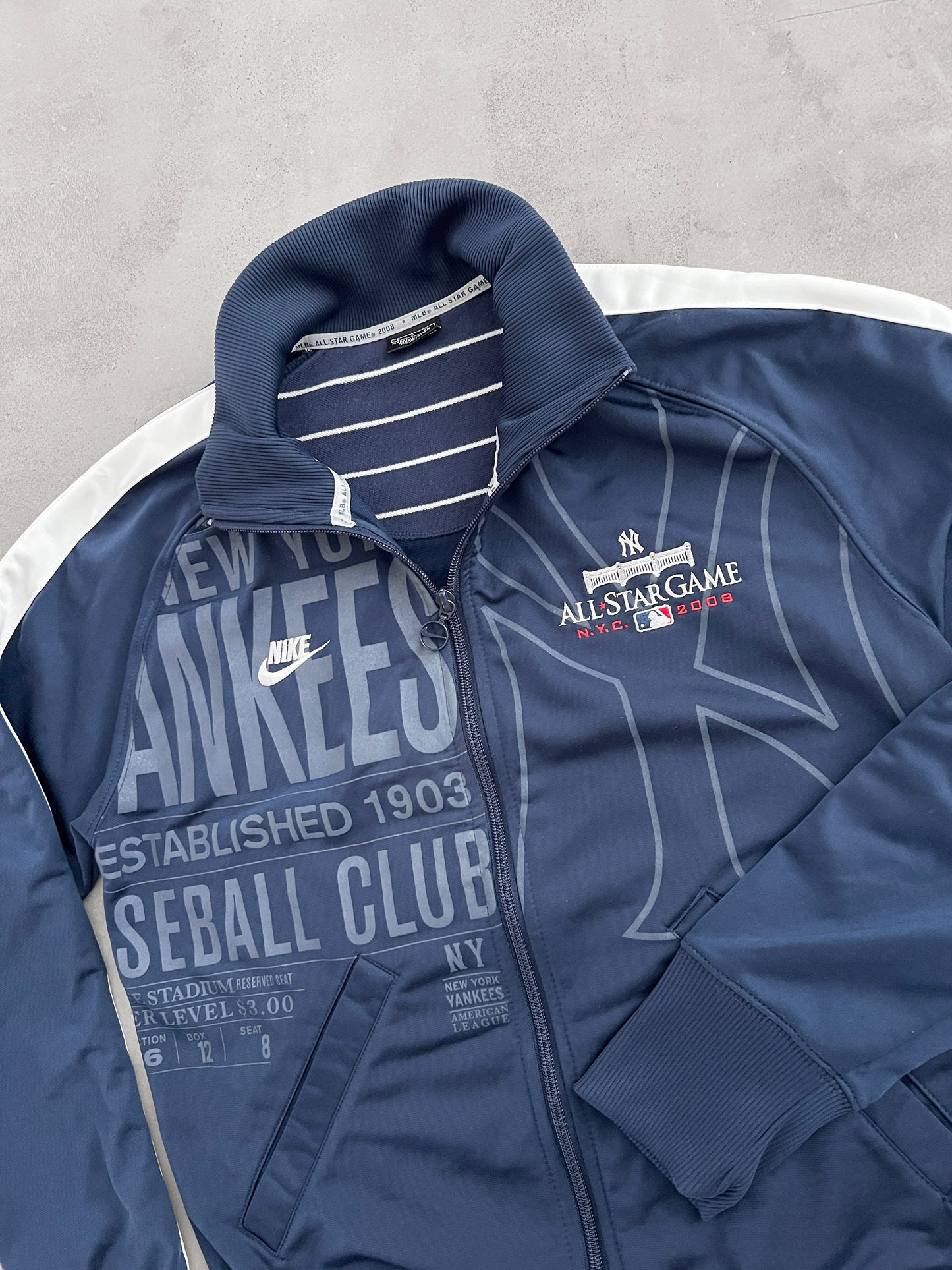 NAVY YANKEES NIKE JACKET - 2000S - S