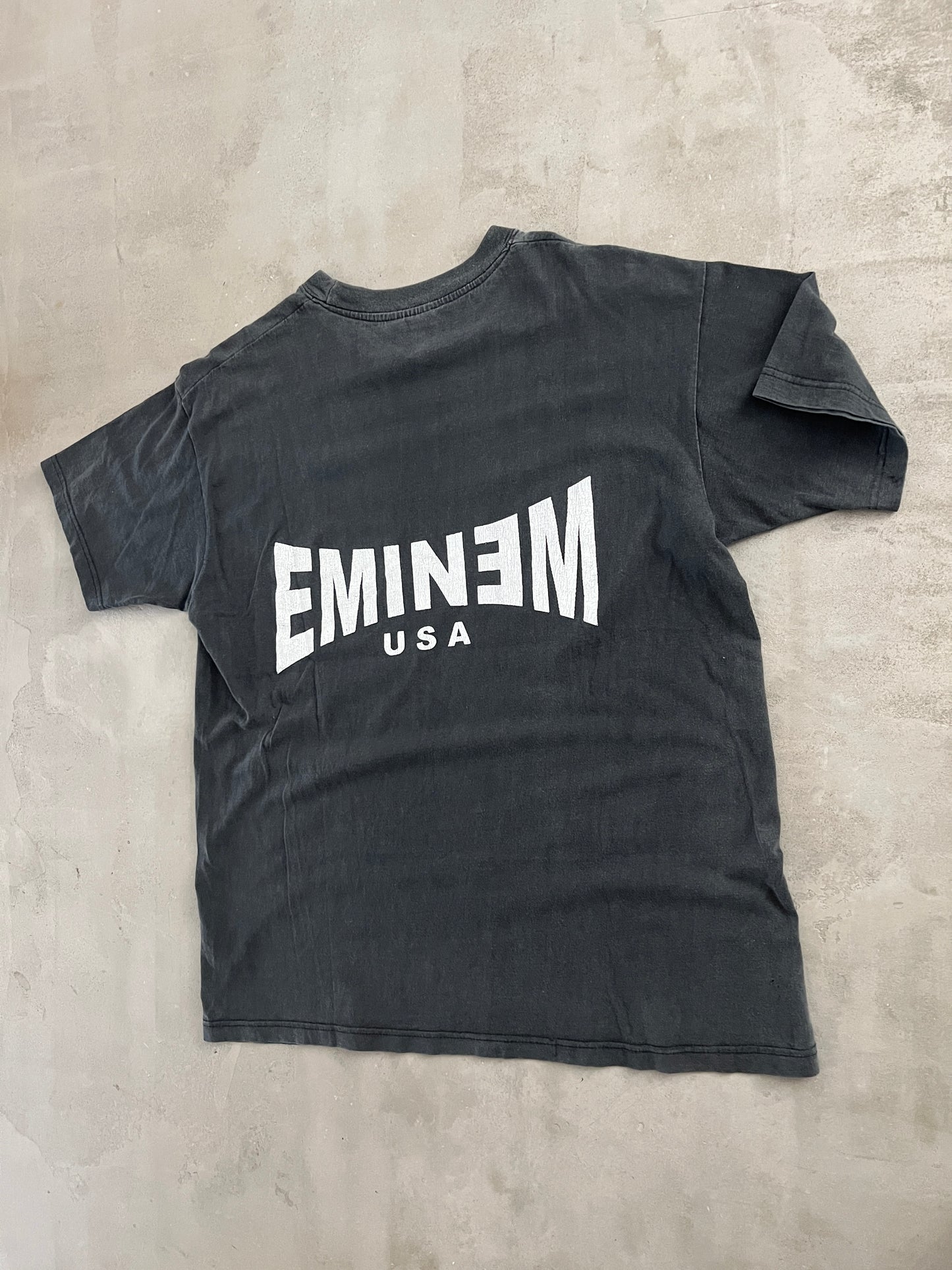 FADED GREY EMINEM TEE - 2000S - L