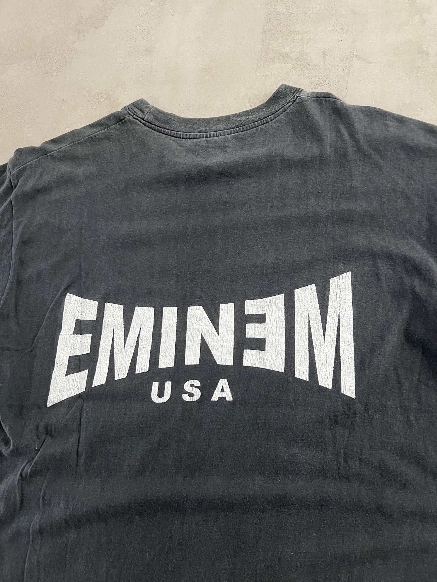 FADED GREY EMINEM TEE - 2000S - L