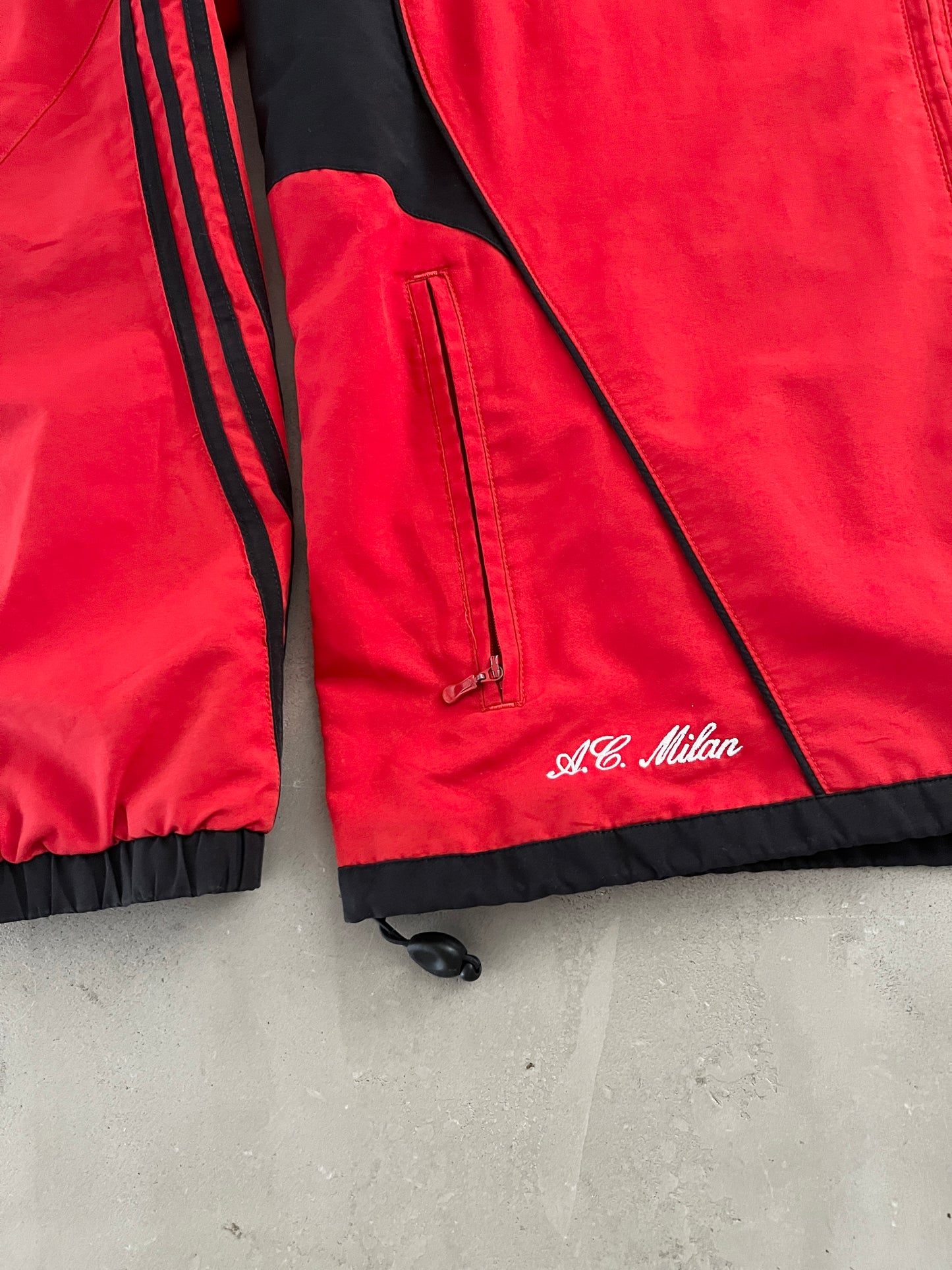 RED AC MILAN TRACK JACKET - 2000S - L
