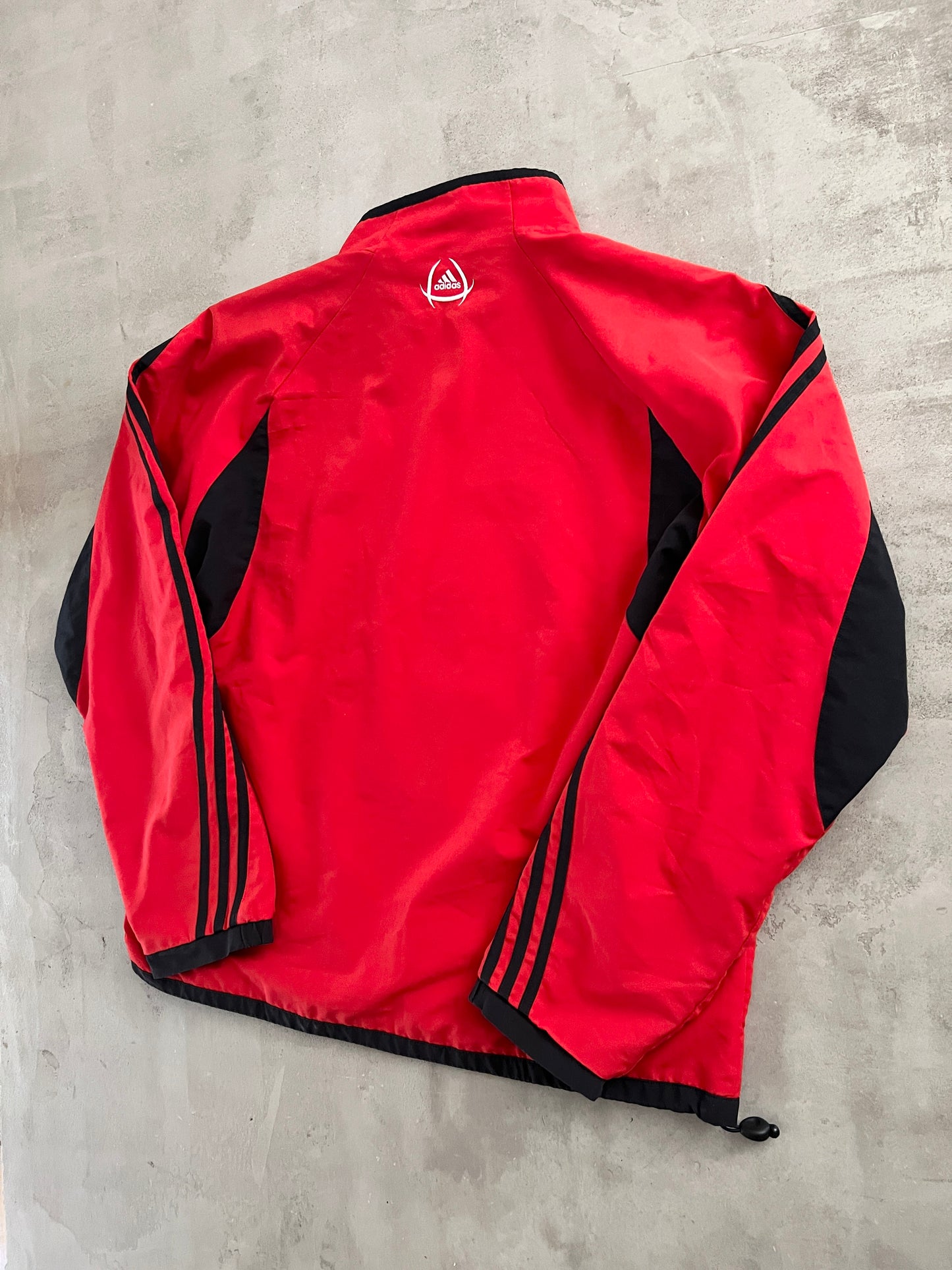 RED AC MILAN TRACK JACKET - 2000S - L
