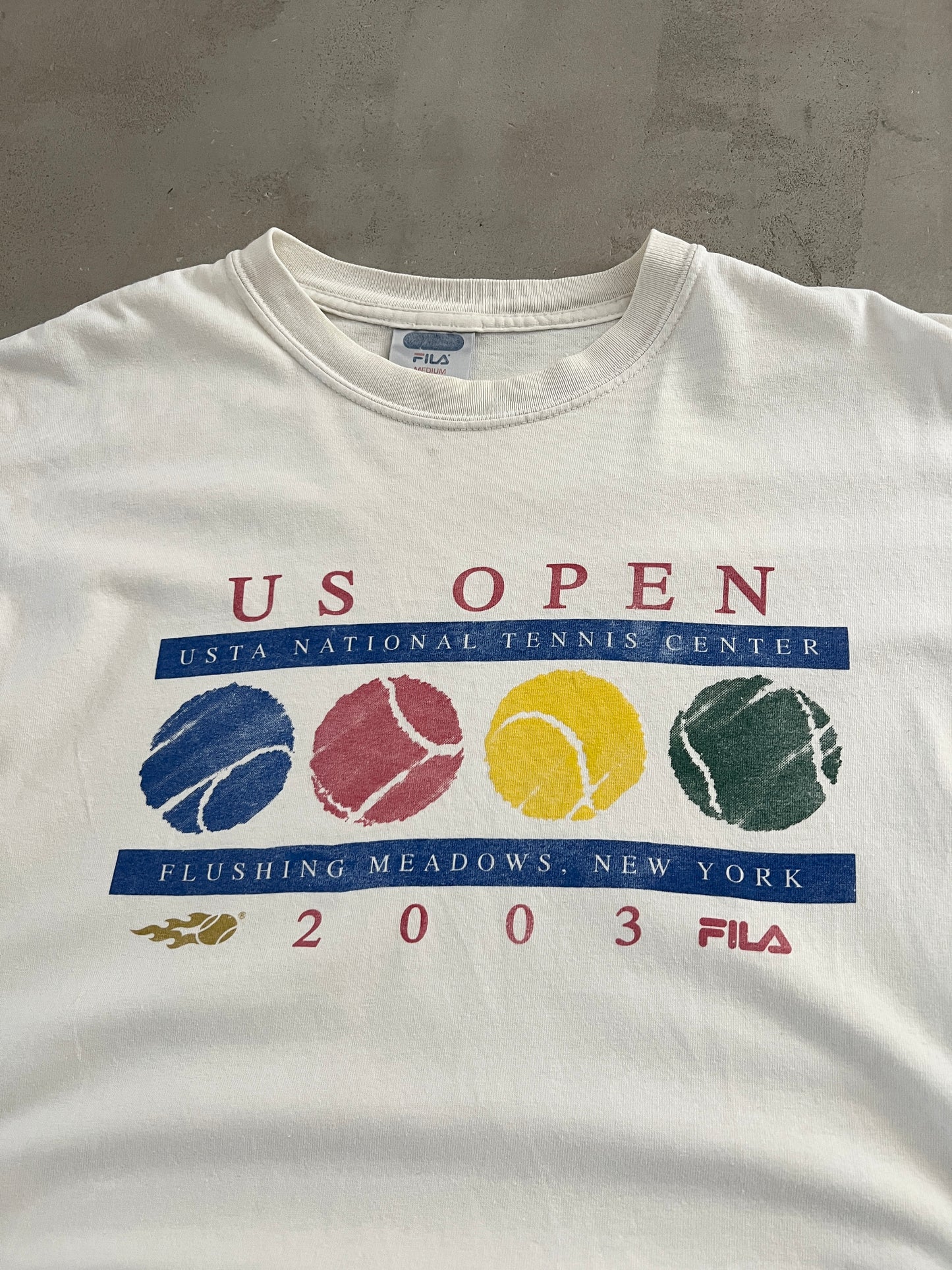 WHITE US OPEN TEE - 2003 - M