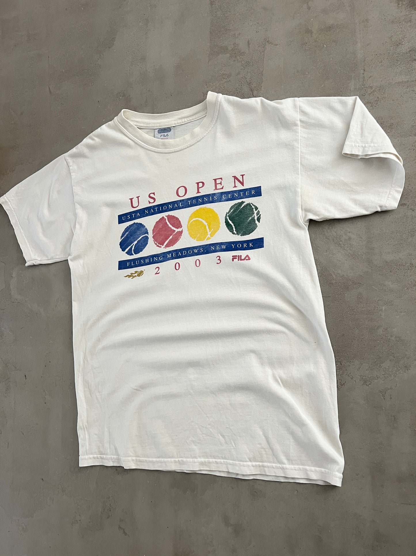 WHITE US OPEN TEE - 2003 - M