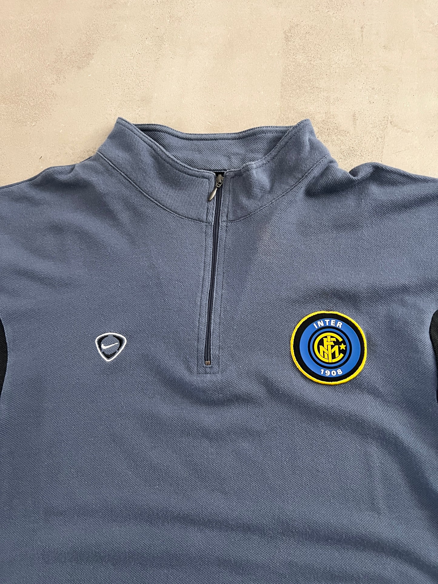 BLUE INTER MILAN NIKE SHIRT - 2000S - XL/L