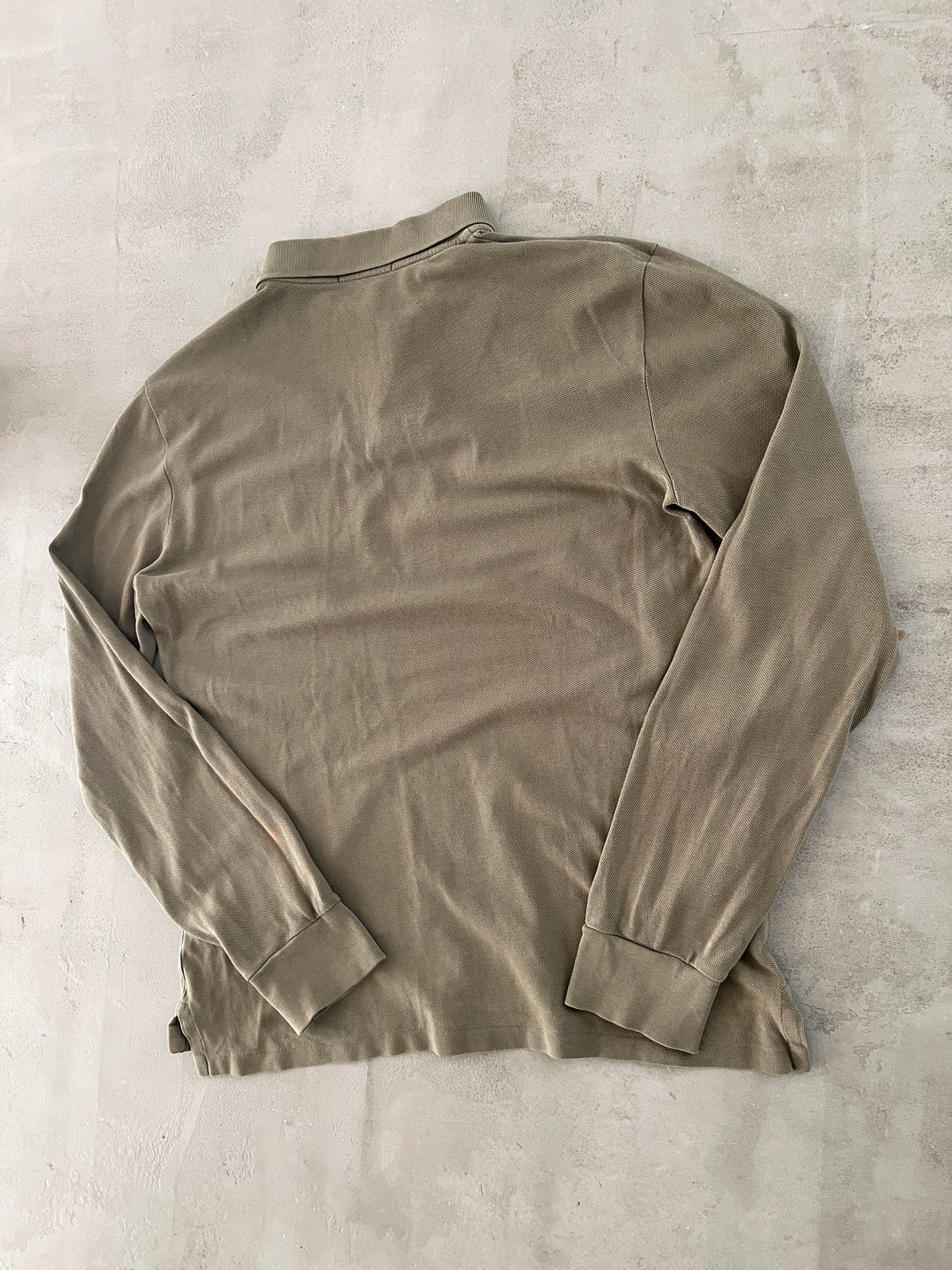 KHAKI RALPH LAUREN LONGSLEEVE - 2000S - S