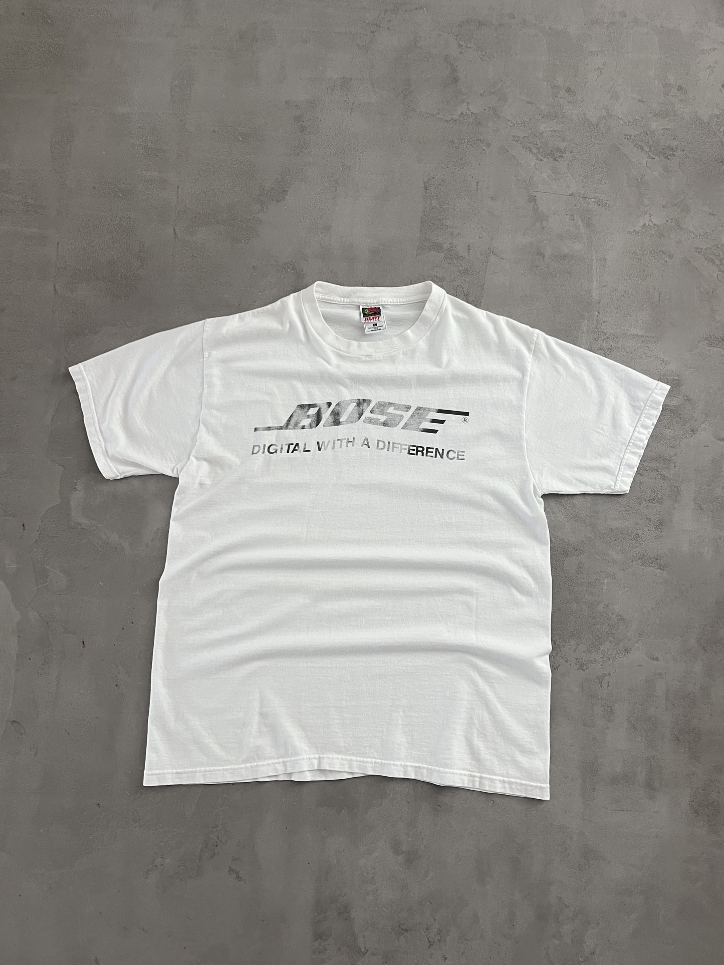 WHITE BOSE PROMO TEE - 1990S - L