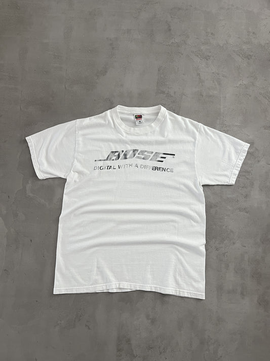 WHITE BOSE PROMO TEE - 1990S - L