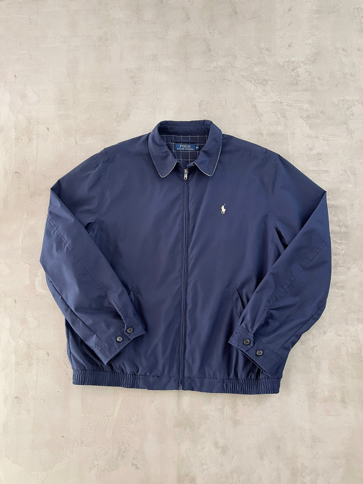 NAVY RALPH LAUREN JACKET - 2000S - XL