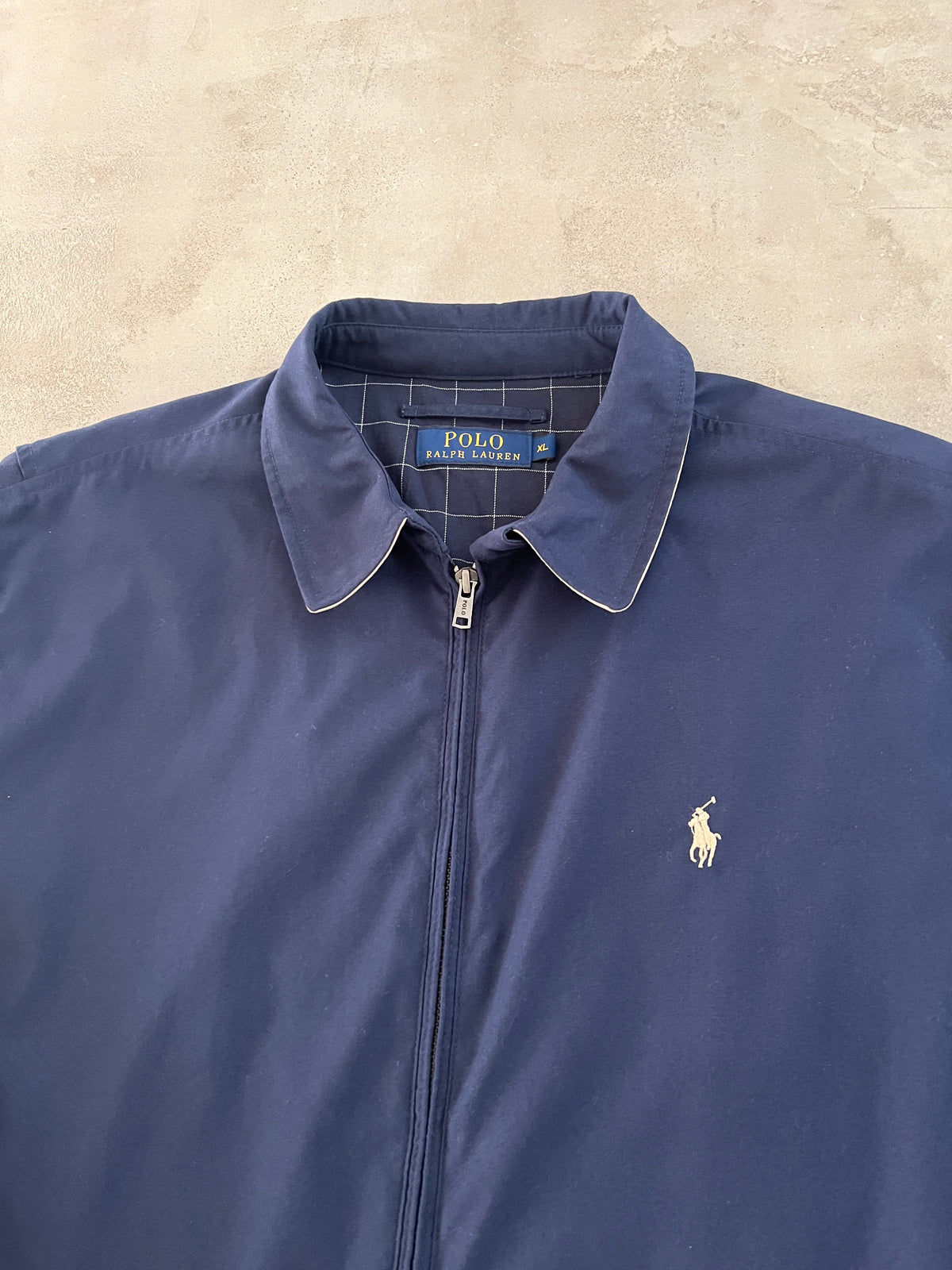NAVY RALPH LAUREN JACKET - 2000S - XL