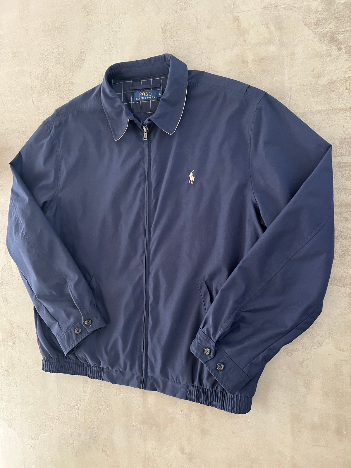 NAVY RALPH LAUREN JACKET - 2000S - XL