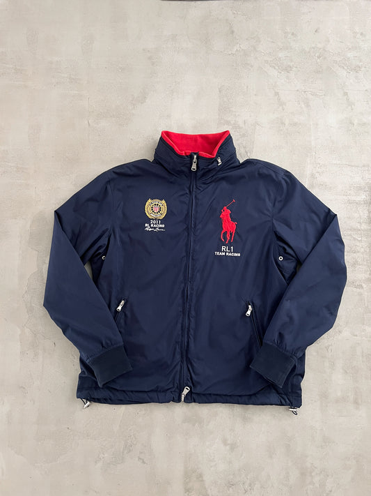 NAVY RALPH LAUREN RACING JACKET - 2000S - M