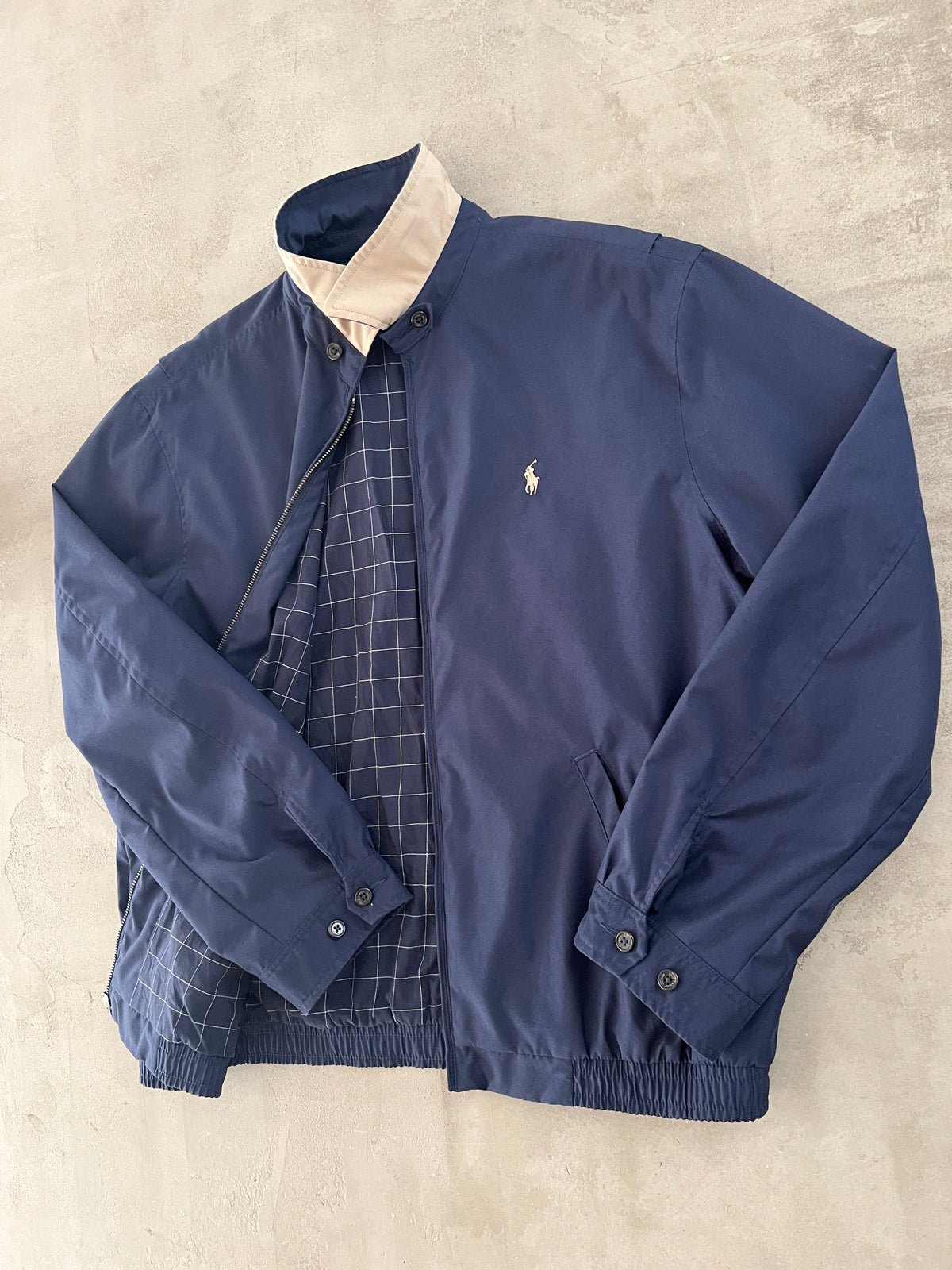 NAVY RALPH LAUREN JACKET - 2000S - XL