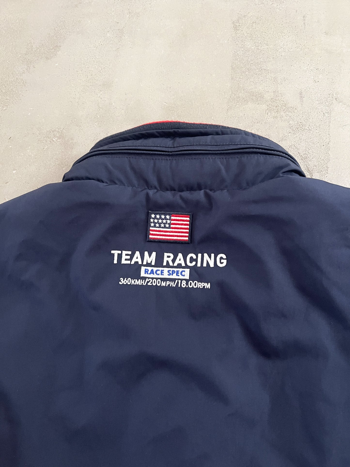 NAVY RALPH LAUREN RACING JACKET - 2000S - M