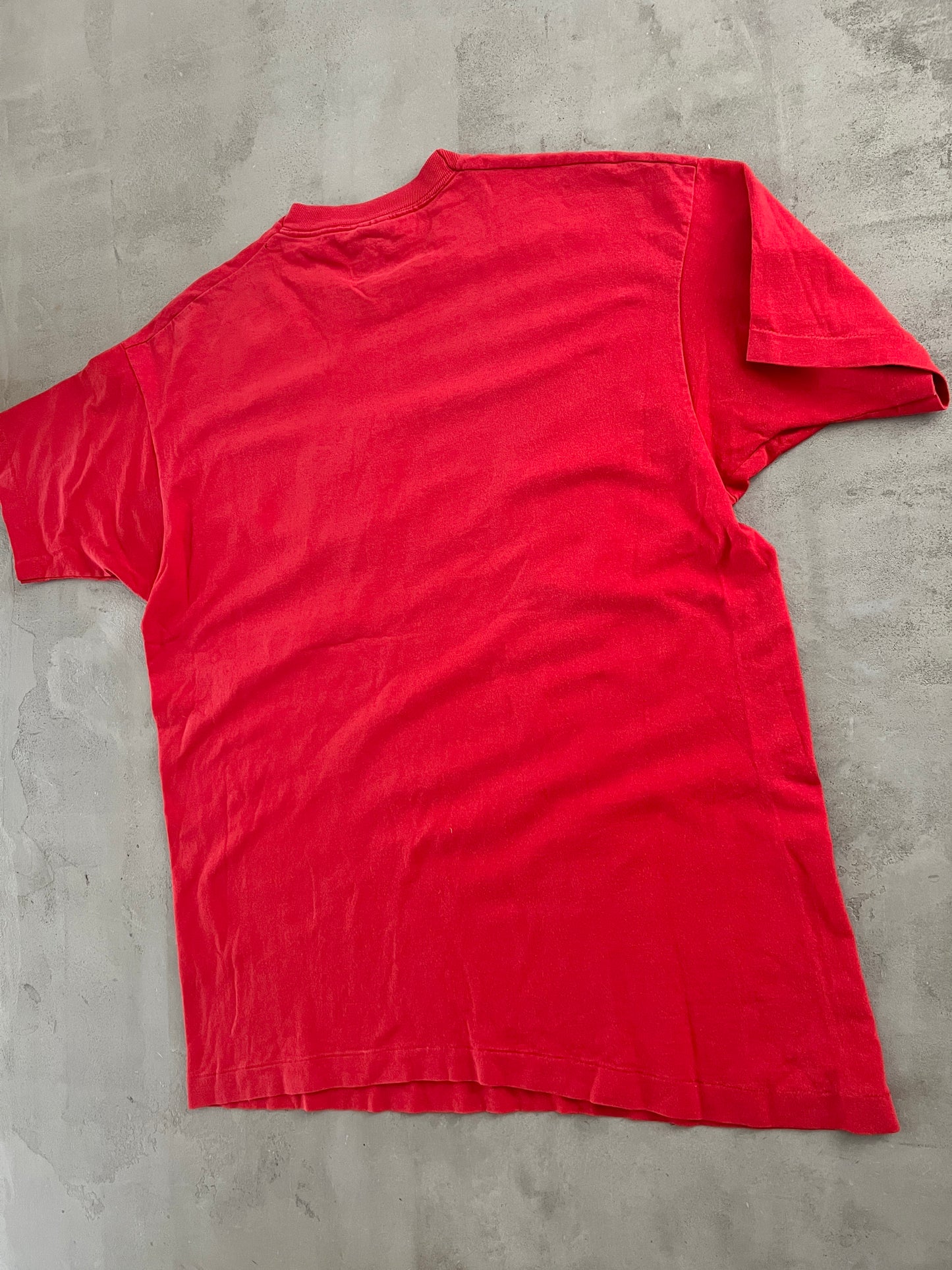 RED PORSCHE TEE - 1990S - XL