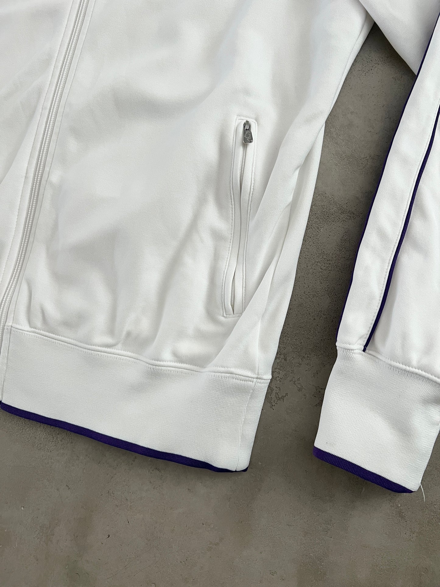 WHITE/PURPLE FC PORTO NIKE JACKET - 2000S - M