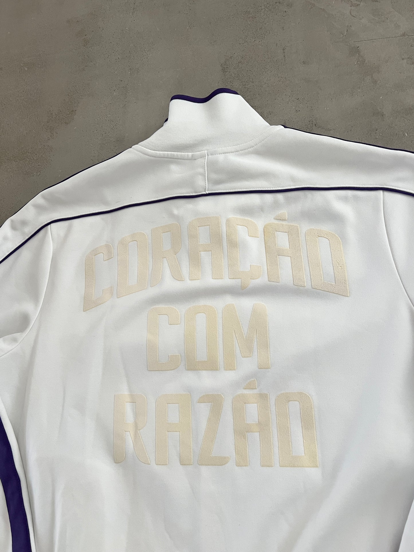 WHITE/PURPLE FC PORTO NIKE JACKET - 2000S - M