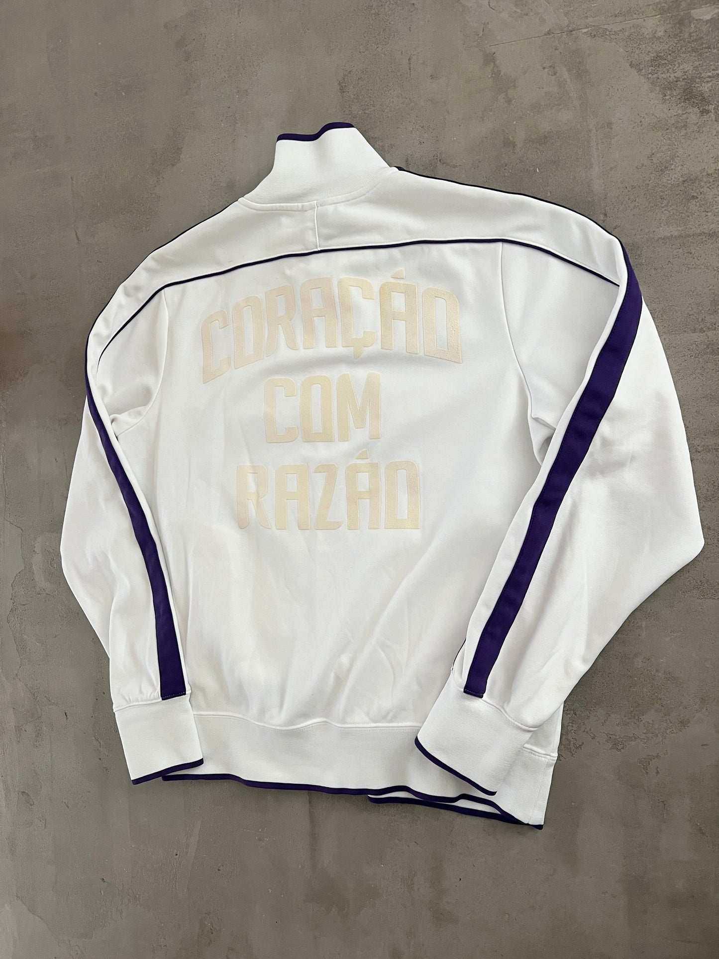 WHITE/PURPLE FC PORTO NIKE JACKET - 2000S - M