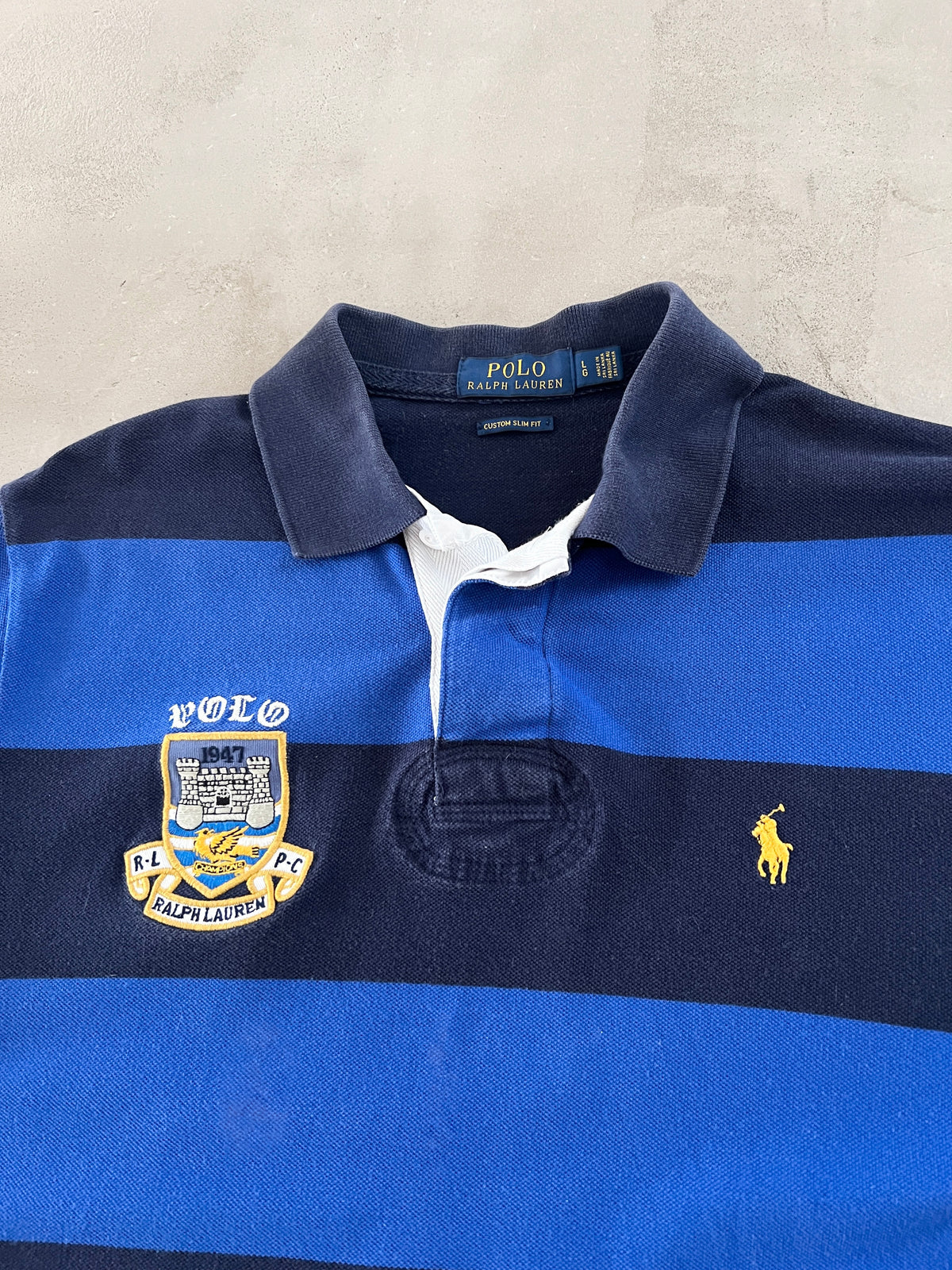 NAVY RALPH LAUREN POLO - 2000S - M
