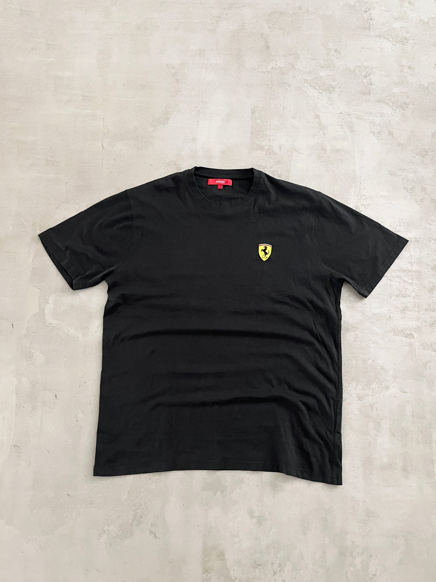 BLACK FERRARI TEE - 2000S - L