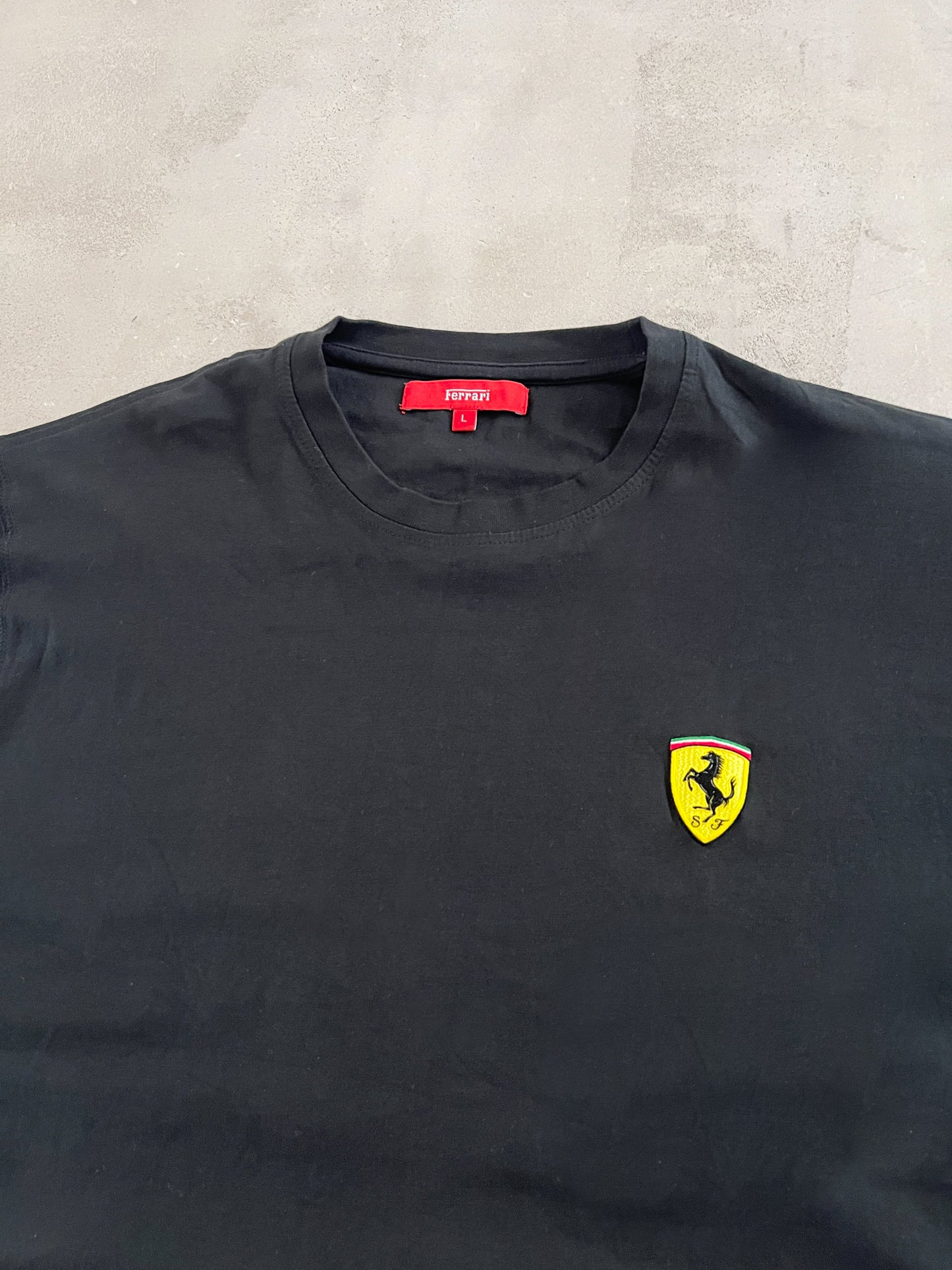 BLACK FERRARI TEE - 2000S - L