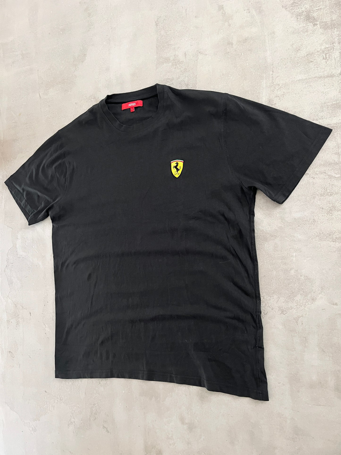 BLACK FERRARI TEE - 2000S - L