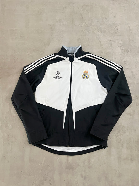 WHITE REAL MADRID JACKET - 2000S - M