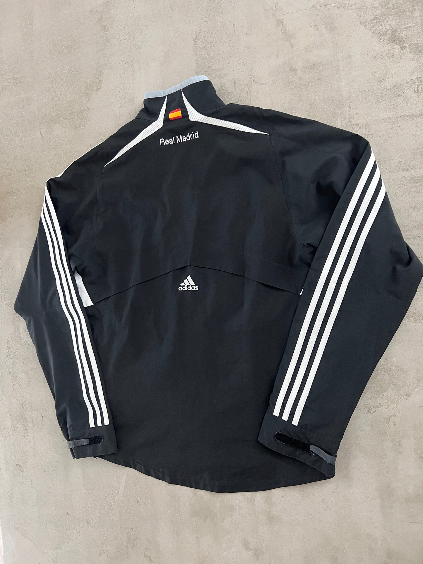 WHITE REAL MADRID JACKET - 2000S - M
