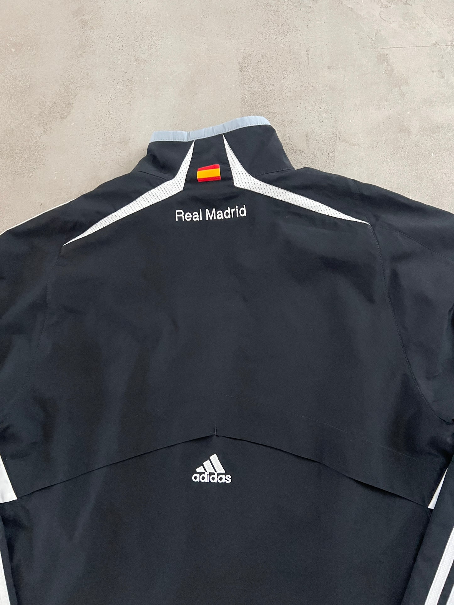 WHITE REAL MADRID JACKET - 2000S - M