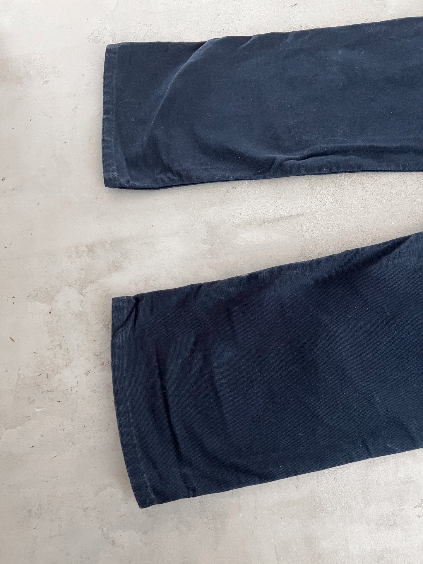 NAVY CARHARTT WORKWEAR PANTS - 1990S - XL/L