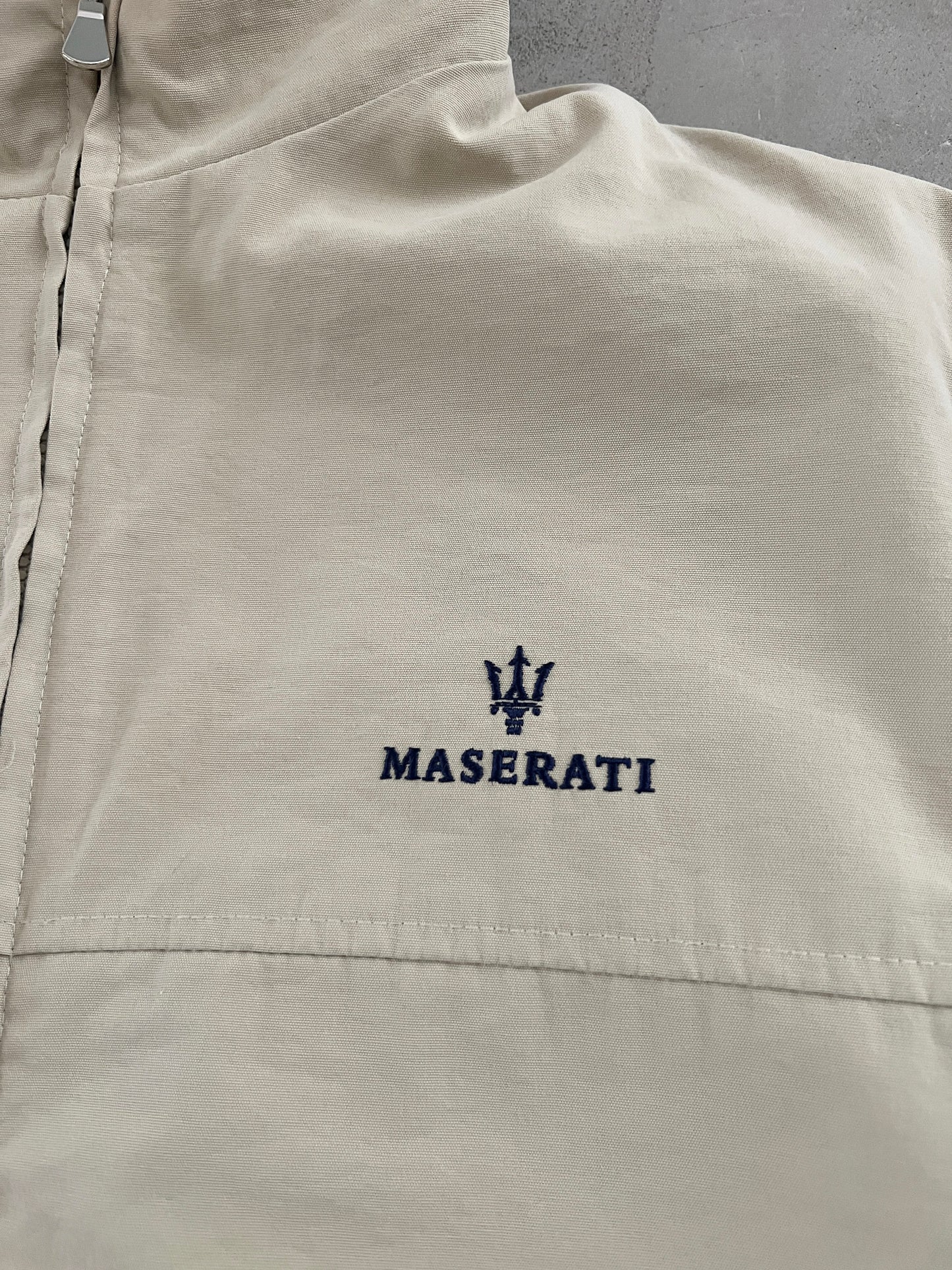 CREME MASERATI JACKET - 2000S - L/XL