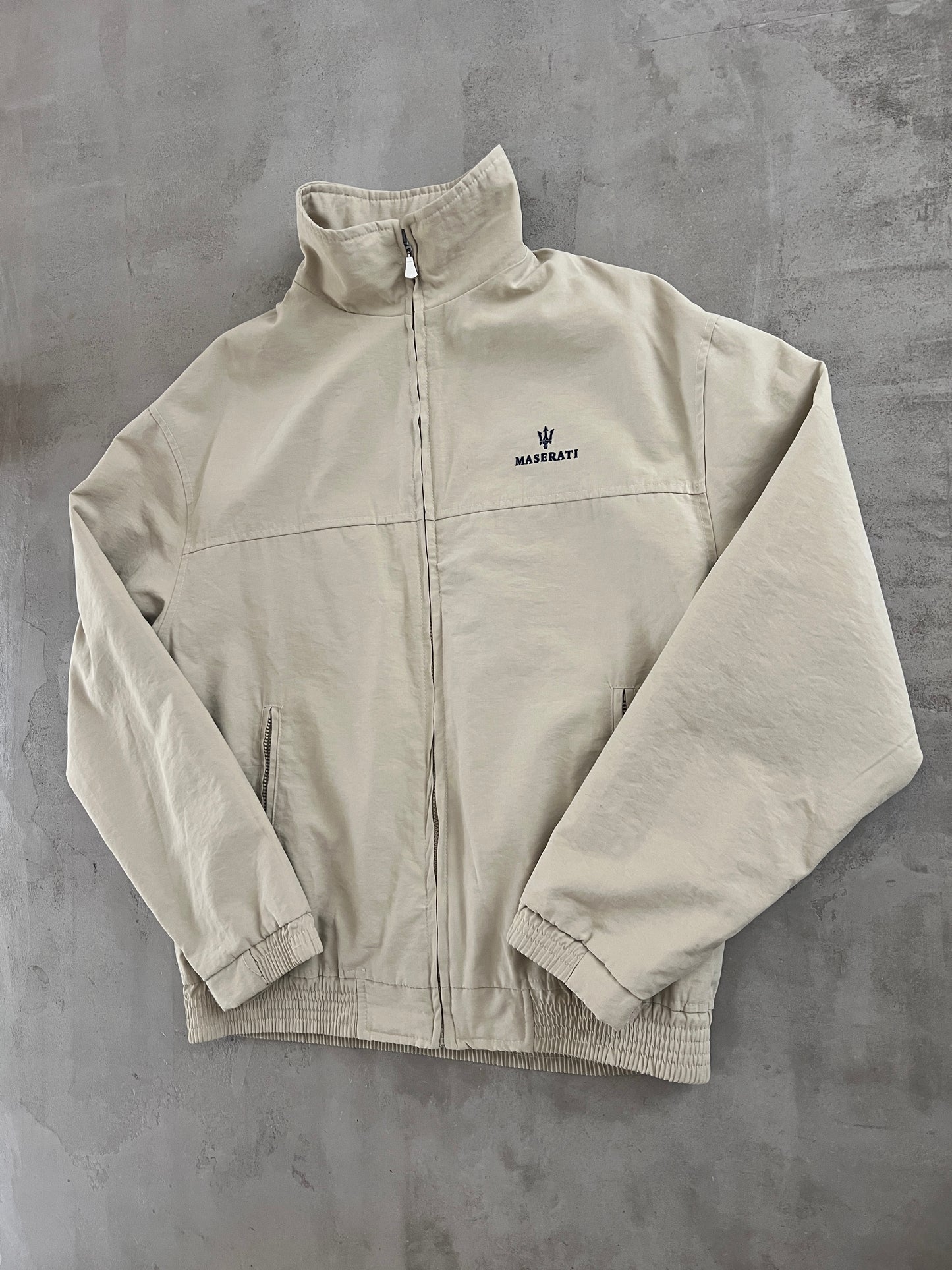 CREME MASERATI JACKET - 2000S - L/XL