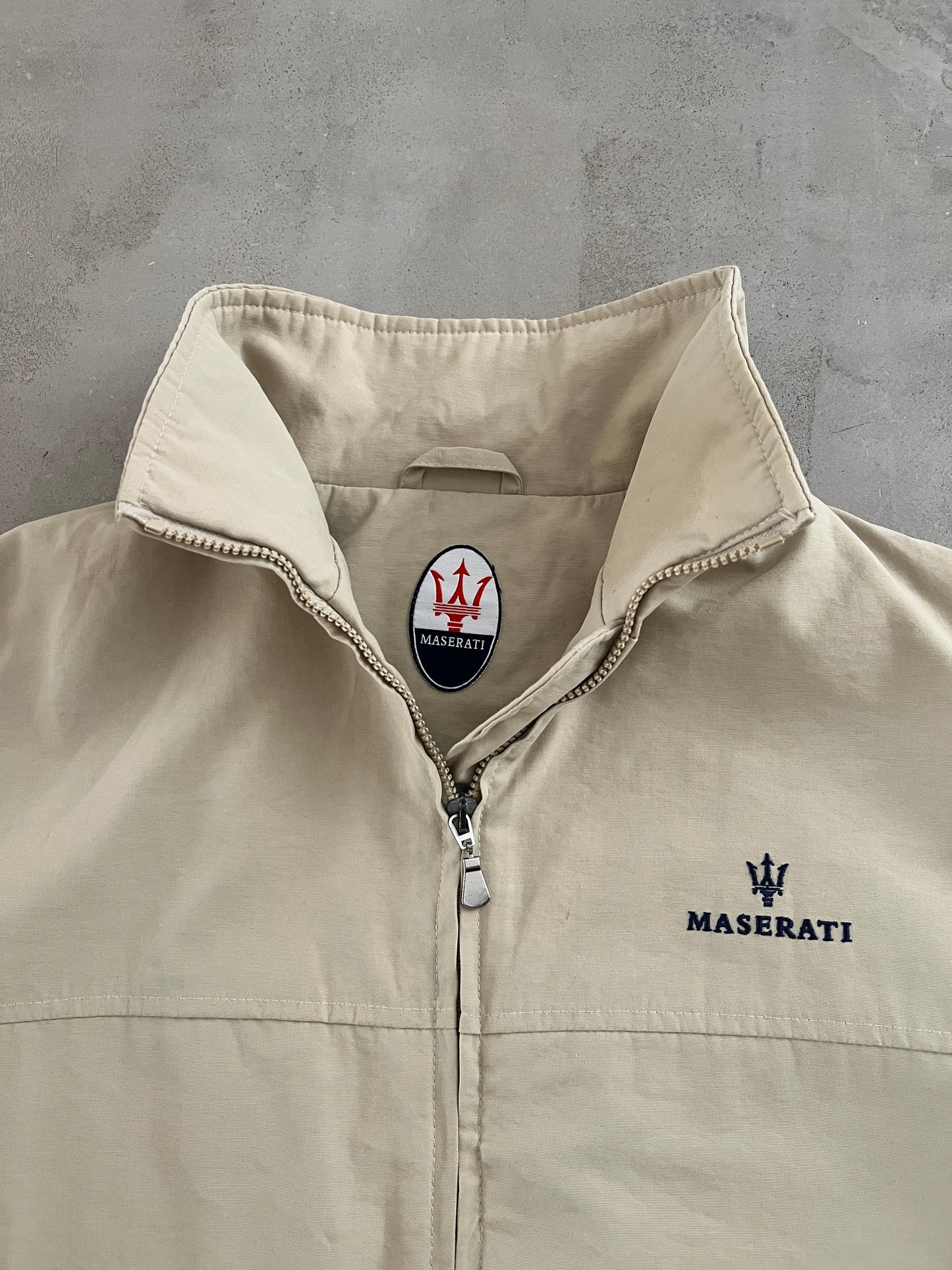 CREME MASERATI JACKET - 2000S - L/XL