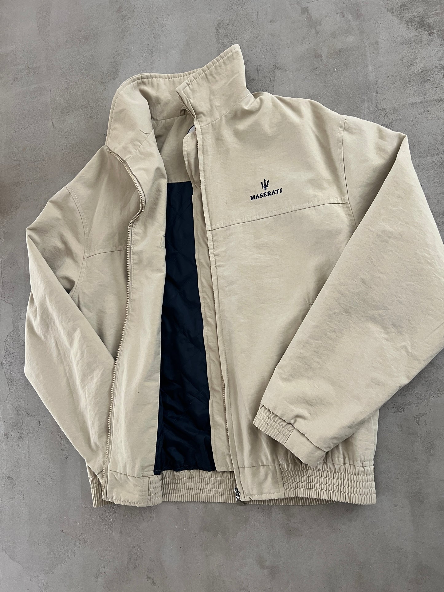 CREME MASERATI JACKET - 2000S - L/XL
