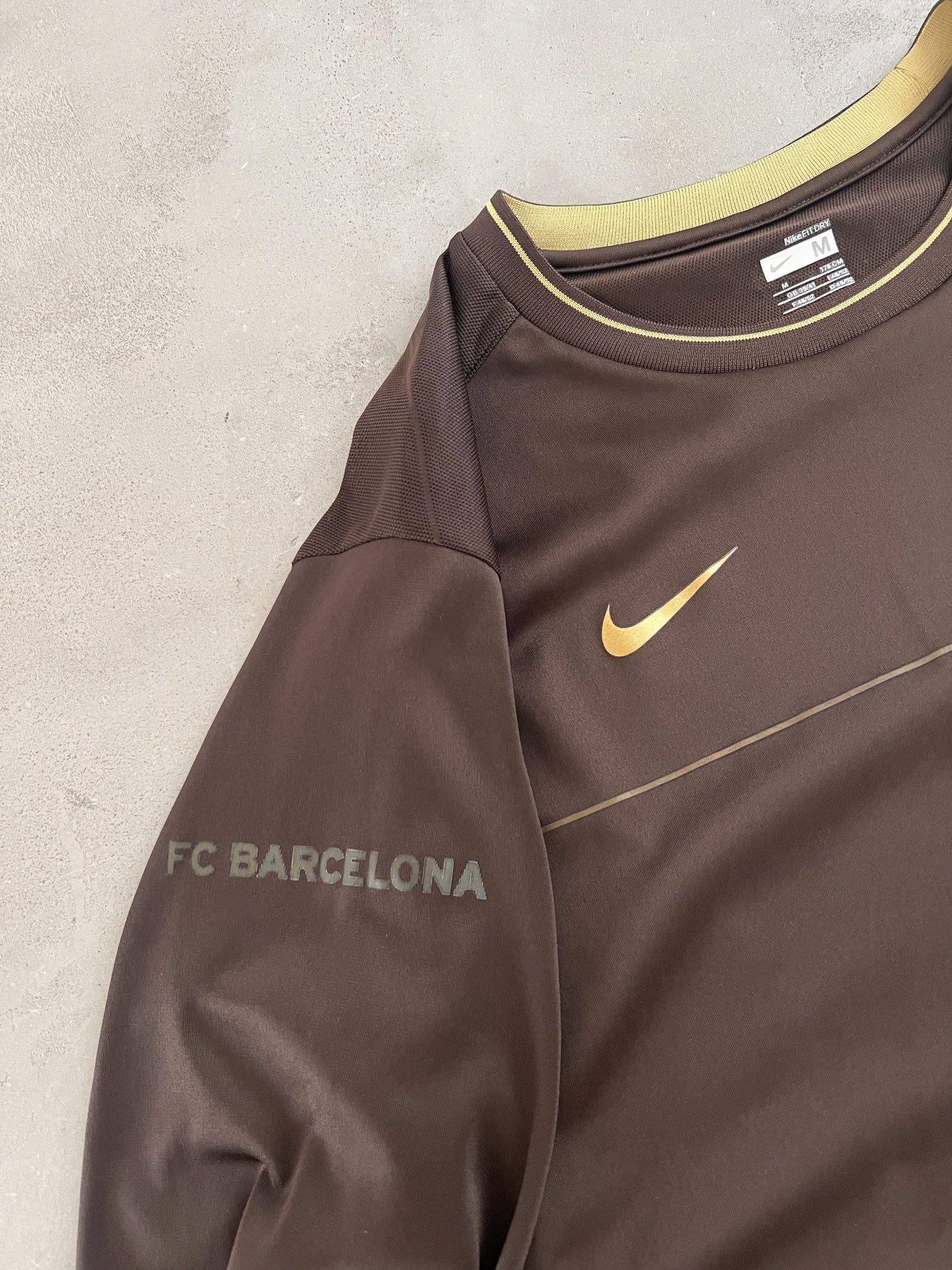 MOCHA FC BARCELONA NIKE LONGSLEEVE - 2000S - M