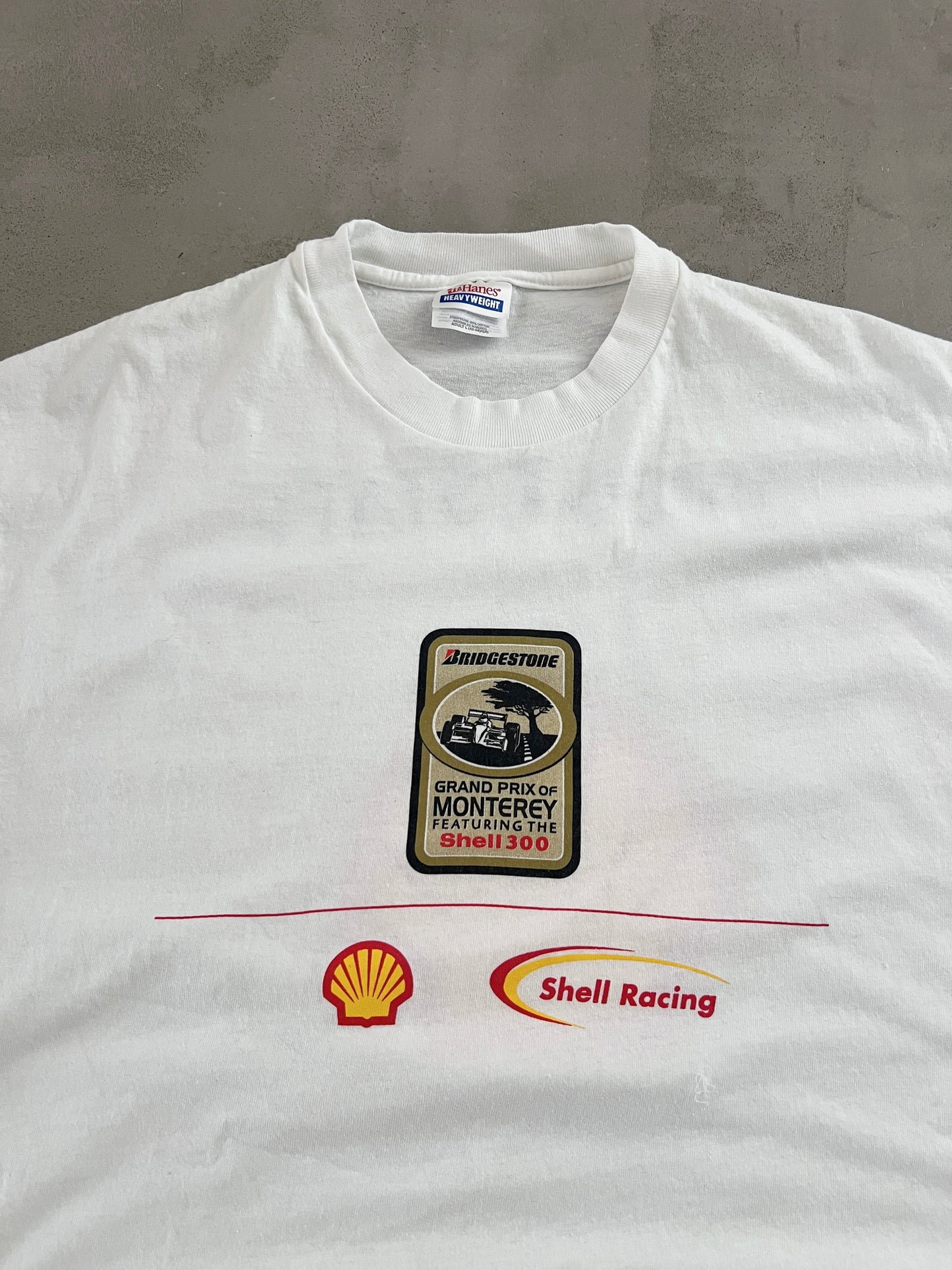WHITE SHELL RACING MONTEREY STAFF TEE - 2000S - XL