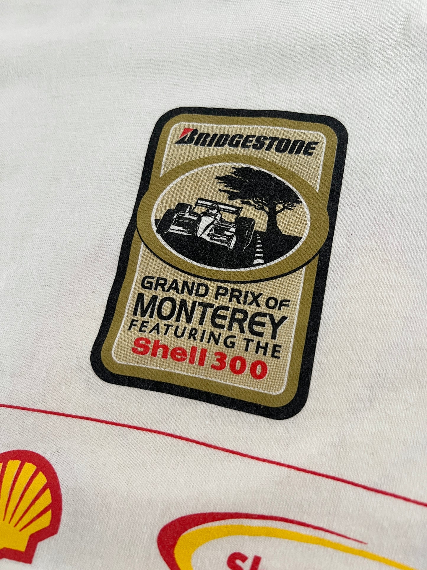 WHITE SHELL RACING MONTEREY STAFF TEE - 2000S - XL