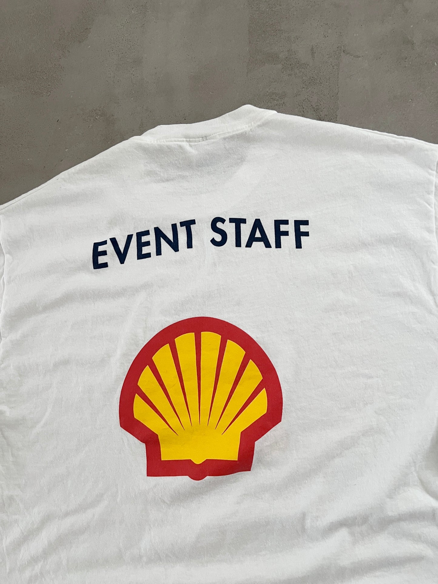 WHITE SHELL RACING MONTEREY STAFF TEE - 2000S - XL