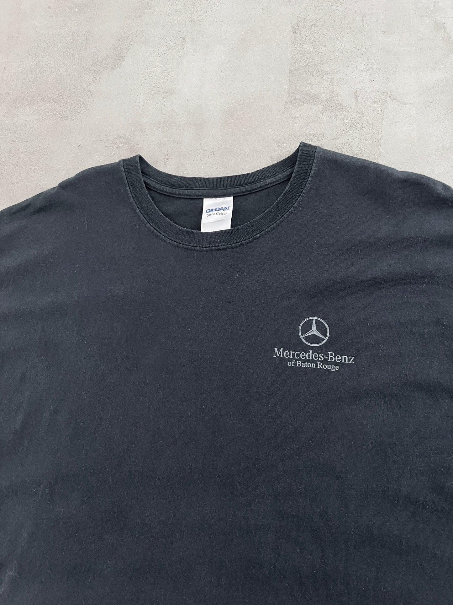FADED BLACK MERCEDES BENZ C CLASS TEE - 2000S - XL