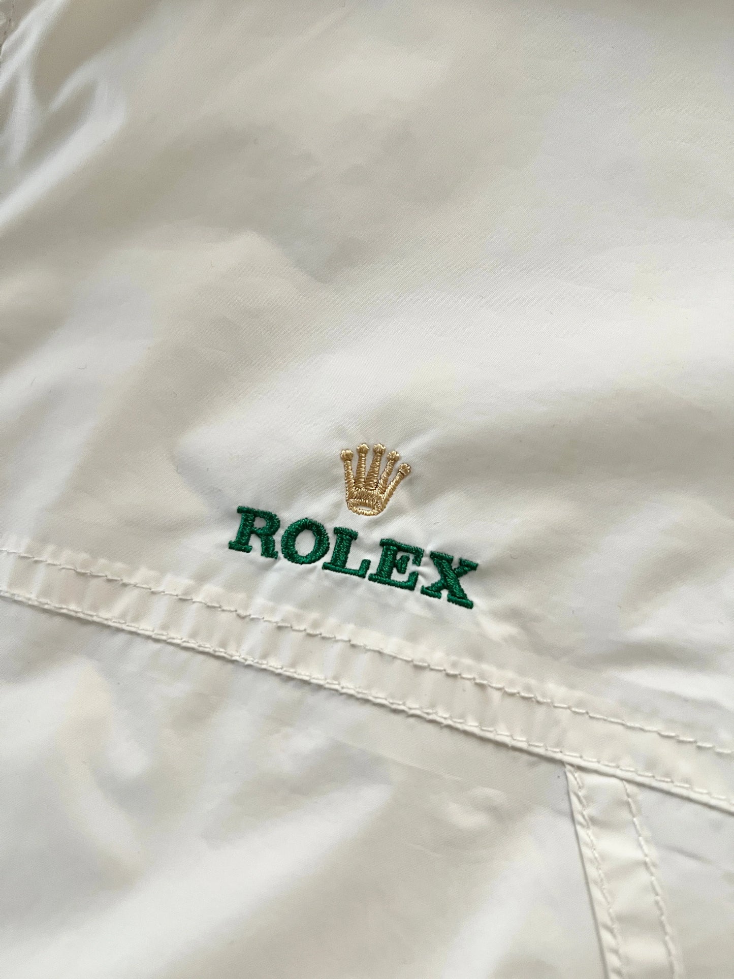CREME WHITE ROLEX YACHT JACKET - 2000S - S
