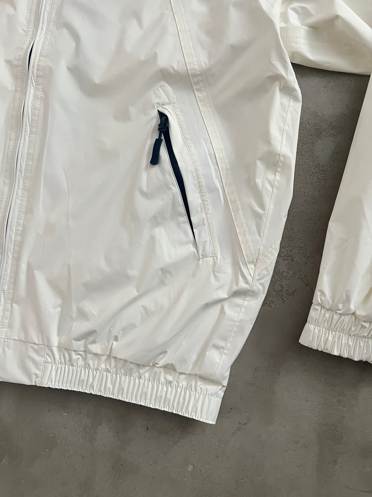 CREME WHITE ROLEX YACHT JACKET - 2000S - S