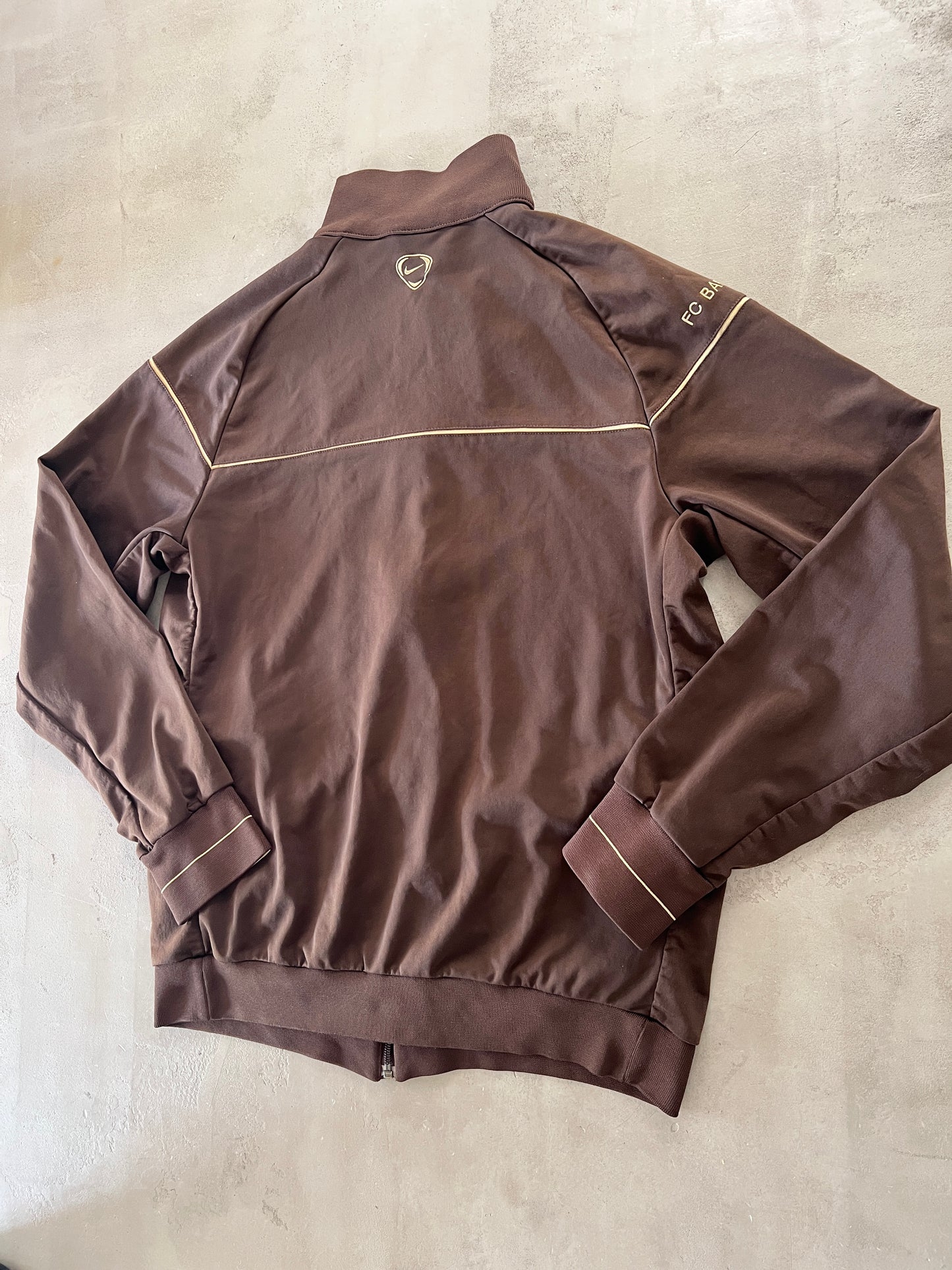Vintage Fc Barcelona Nike Jacket Brown