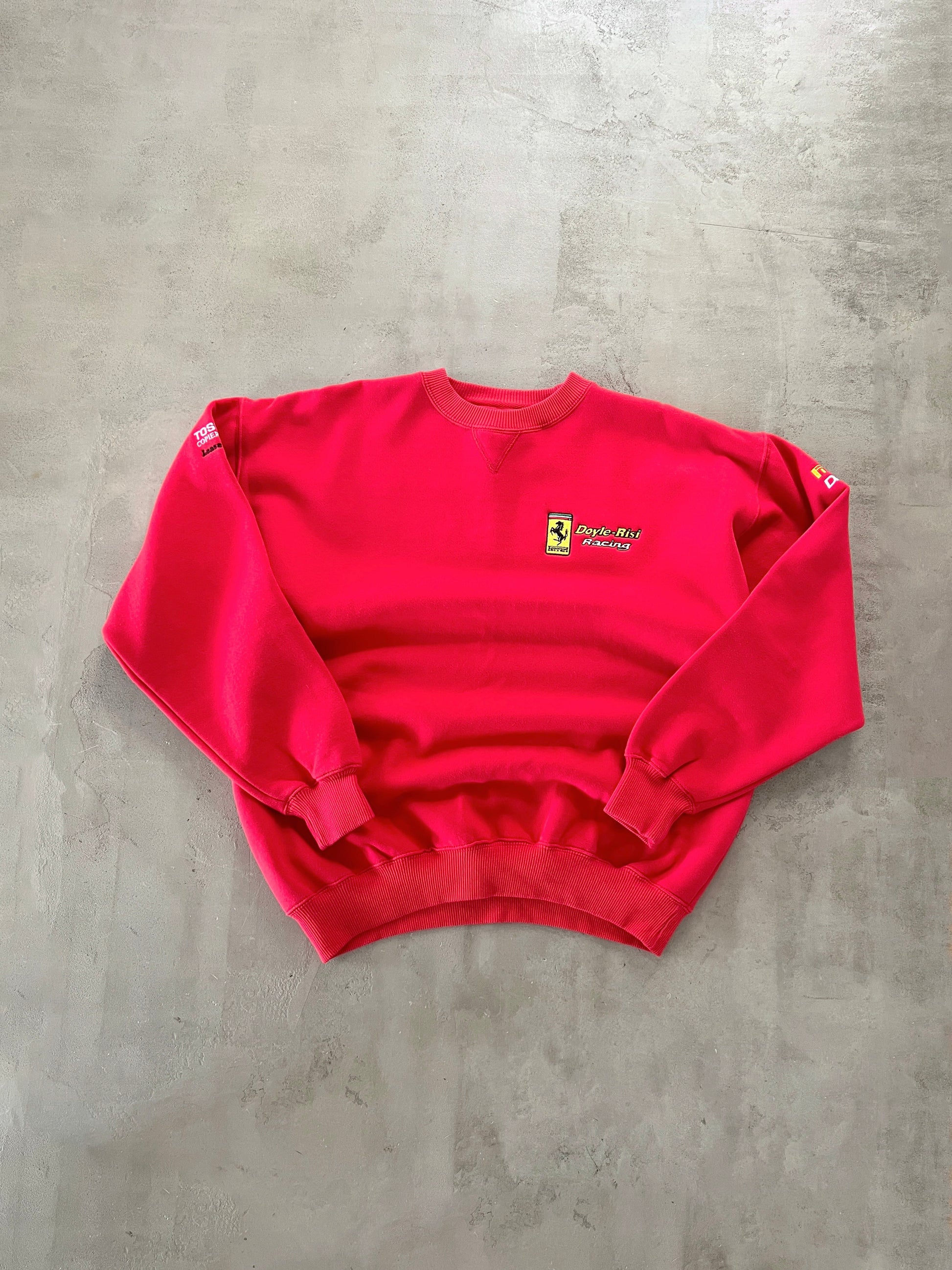 Vintage Ferrari Sweater 90s Red