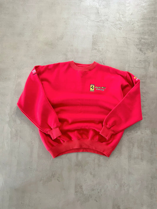 Vintage Ferrari Sweater 90s Red