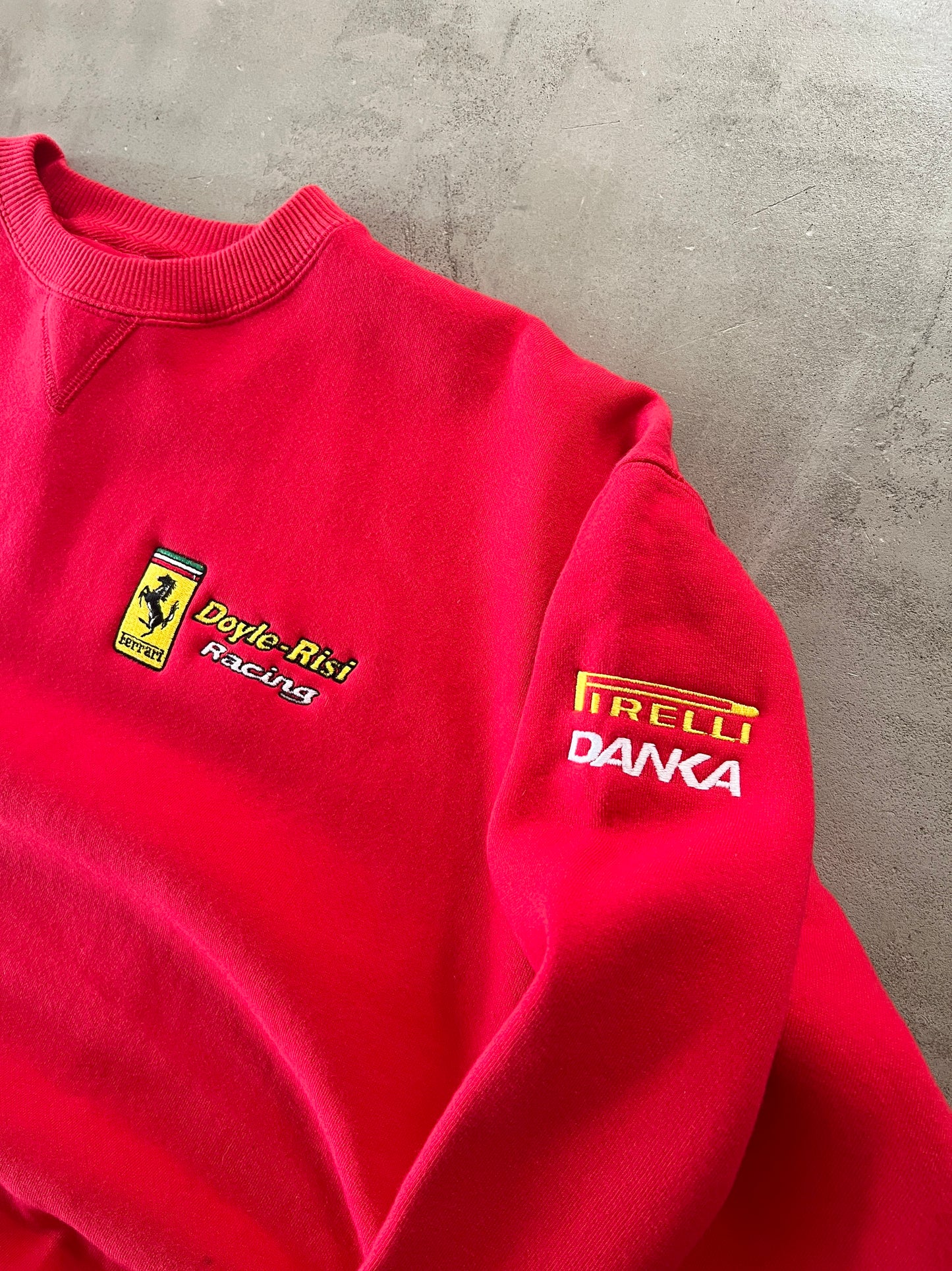 Vintage Ferrari Sweater 90s Red