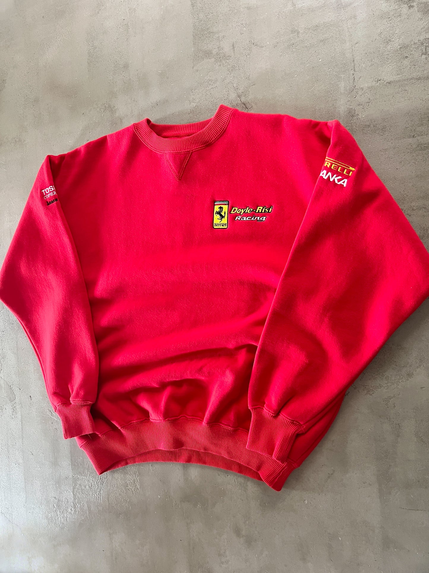 Vintage Ferrari Sweater 90s Red