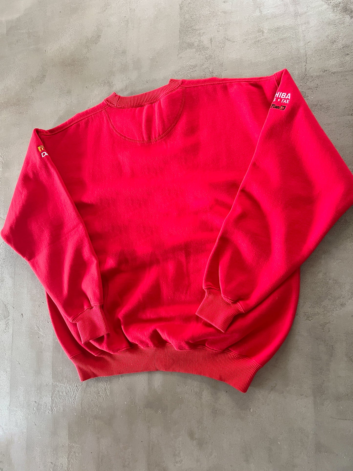 Vintage Ferrari Sweater 90s Red